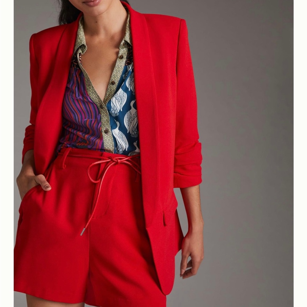 Anthropologie x Mare Mare TOP RATED Classic Blazer and Shorts Set
